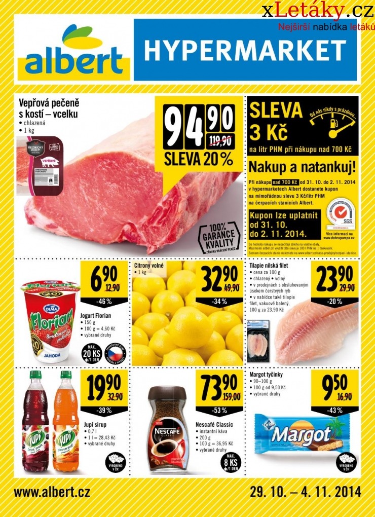 leták Albert Hypermarket leták strana 1 leták Albert Hypermarket leták strana 1