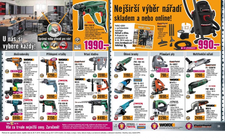 leták Hornbach Aktuální leták od 1.11.2014 strana 1 leták Hornbach Aktuální leták od 1.11.2014 strana 1