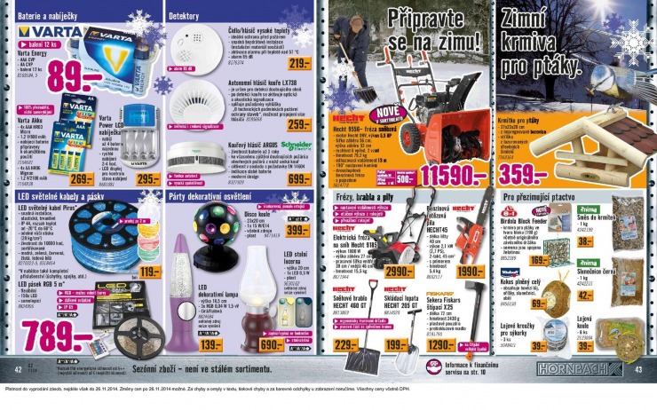 leták Hornbach Aktuální leták od 1.11.2014 strana 1 leták Hornbach Aktuální leták od 1.11.2014 strana 1