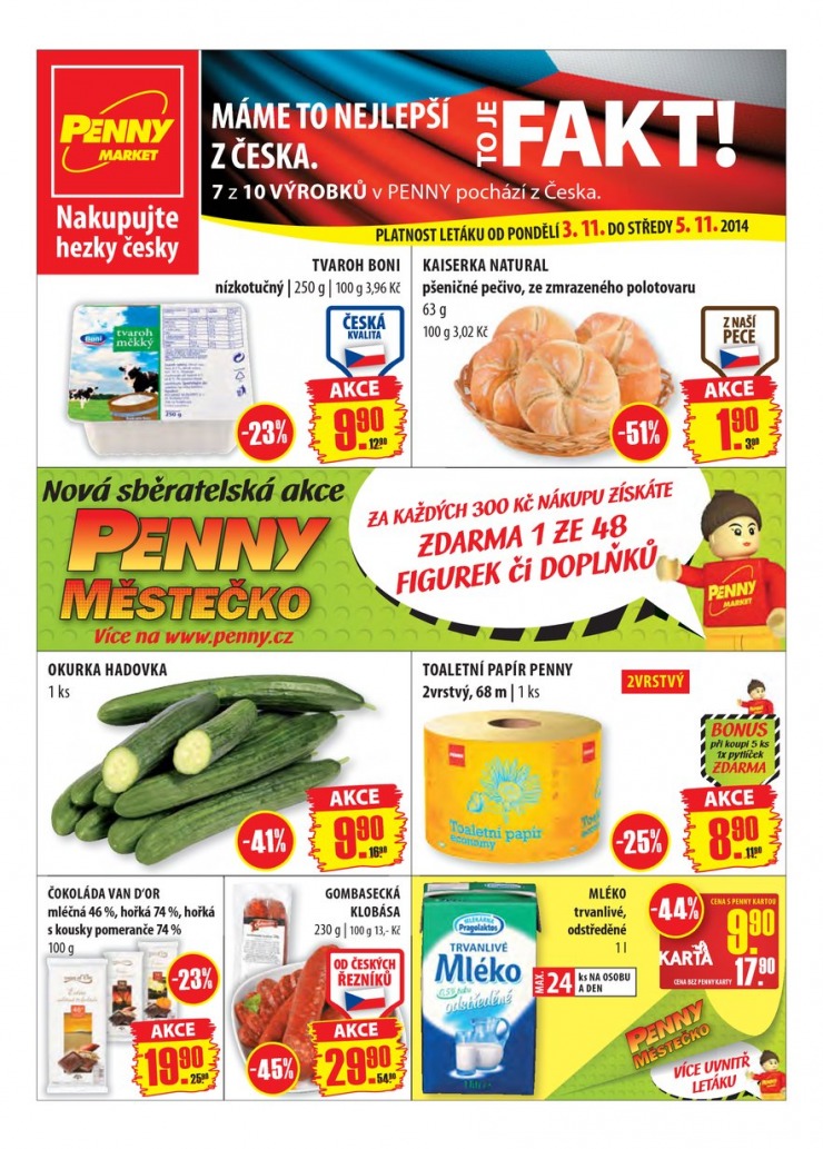 leták Penny Aktuální nabídka od 3.11.2014 strana 1 leták Penny Aktuální nabídka od 3.11.2014 strana 1