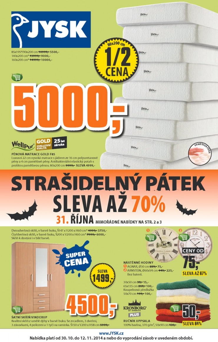 letk Jysk Nabdka tdne od 30.10.2014 strana 1
