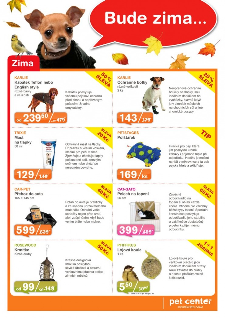 leták Pet Center Akční leták od 1.11.2014 strana 1 leták Pet Center Akční leták od 1.11.2014 strana 1