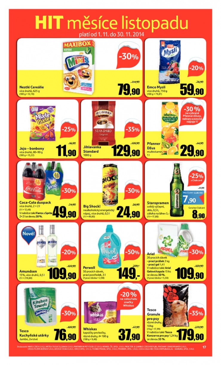 let�k Tesco OD od 5.11.2014 strana 1