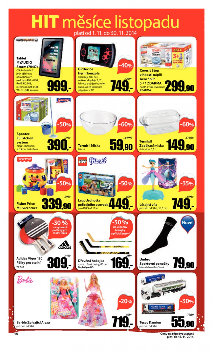 let�k Tesco OD od 5.11.2014 strana 1