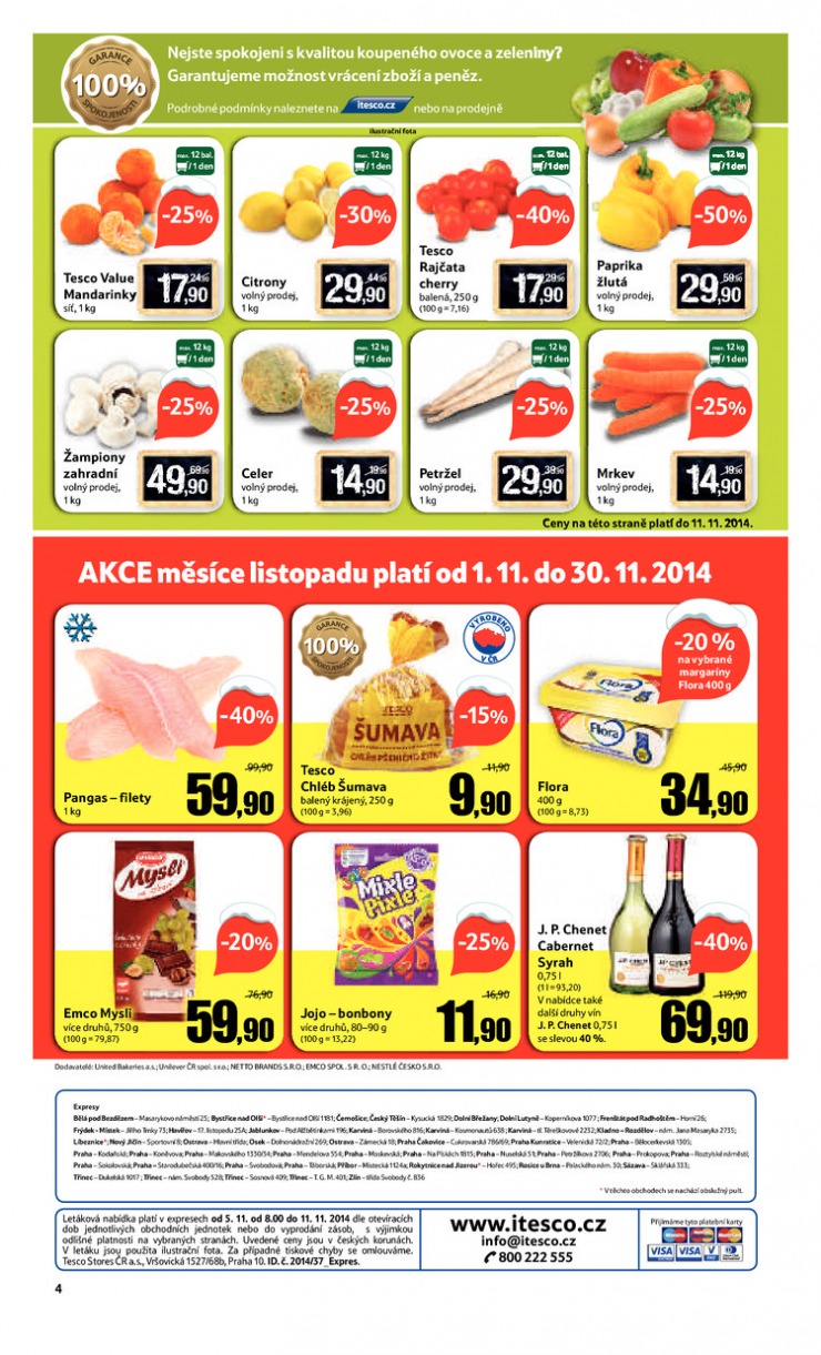 leták Tesco Expres obchody od 5.11.2014 strana 1 leták Tesco Expres obchody od 5.11.2014 strana 1