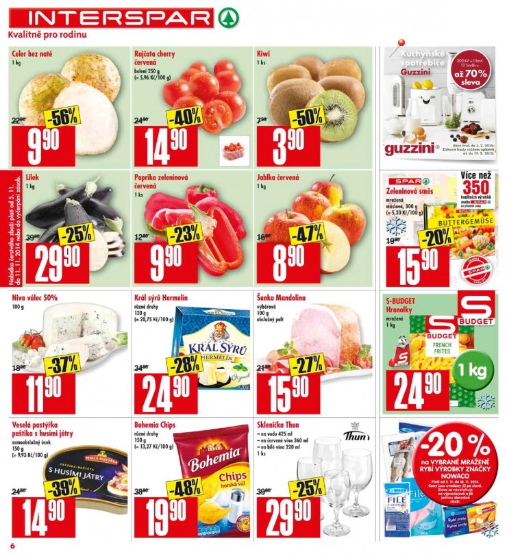leták Interspar Akční nabídka od 5.11.2014 strana 1 leták Interspar Akční nabídka od 5.11.2014 strana 1