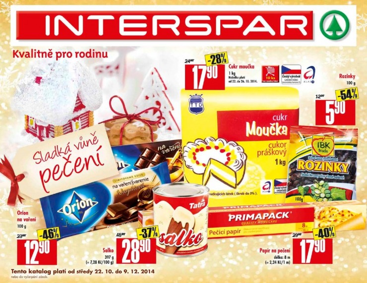leták Interspar Pečení od 8.10.2014 strana 1 leták Interspar Pečení od 8.10.2014 strana 1