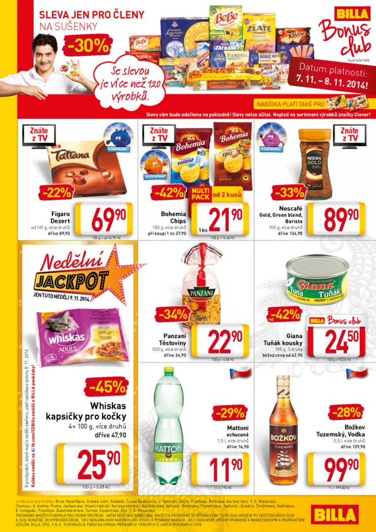 leták Billa malý od 5.11.2014 strana 1 leták Billa malý od 5.11.2014 strana 1