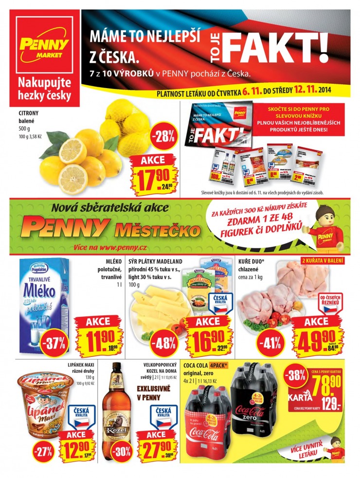 leták Penny Aktuální nabídka od 6.11.2014 strana 1 leták Penny Aktuální nabídka od 6.11.2014 strana 1