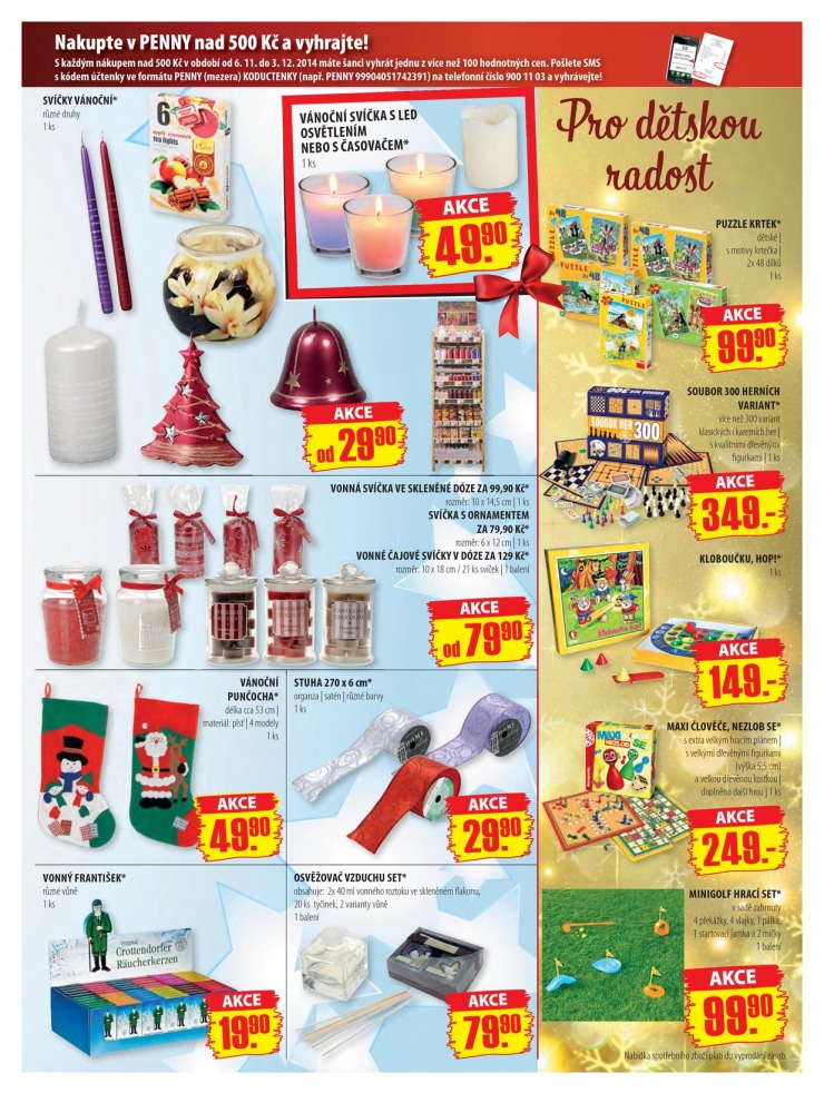 let�k Penny Aktu�ln� nab�dka od 6.11.2014 strana 1