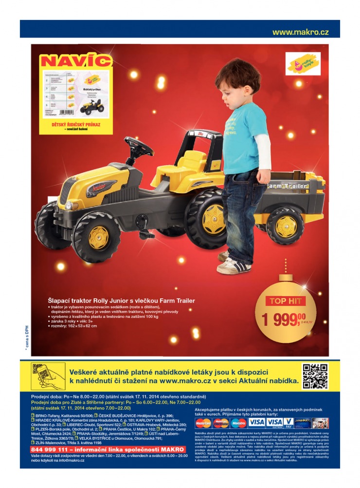 leták Makro Hračky od 5.11.2014 strana 1 leták Makro Hračky od 5.11.2014 strana 1