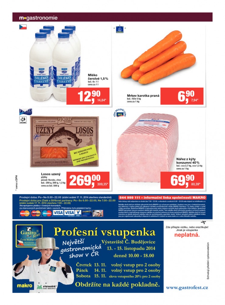 leták Makro Gastronomie čerstvé od 5.11.2014 strana 1 leták Makro Gastronomie čerstvé od 5.11.2014 strana 1