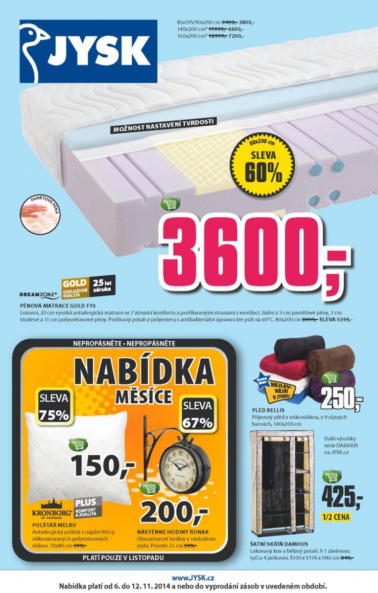 letk Jysk Nabdka tdne od 6.11.2014 strana 1