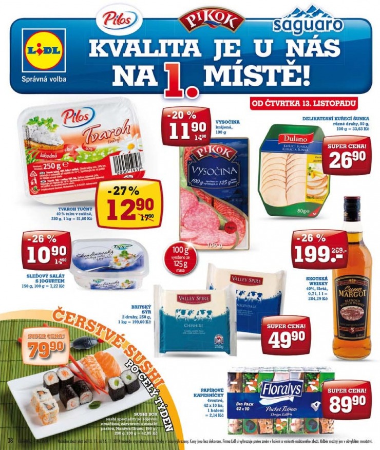 leták Lidl Akční nabídka od 10.11.2014 strana 1 leták Lidl Akční nabídka od 10.11.2014 strana 1