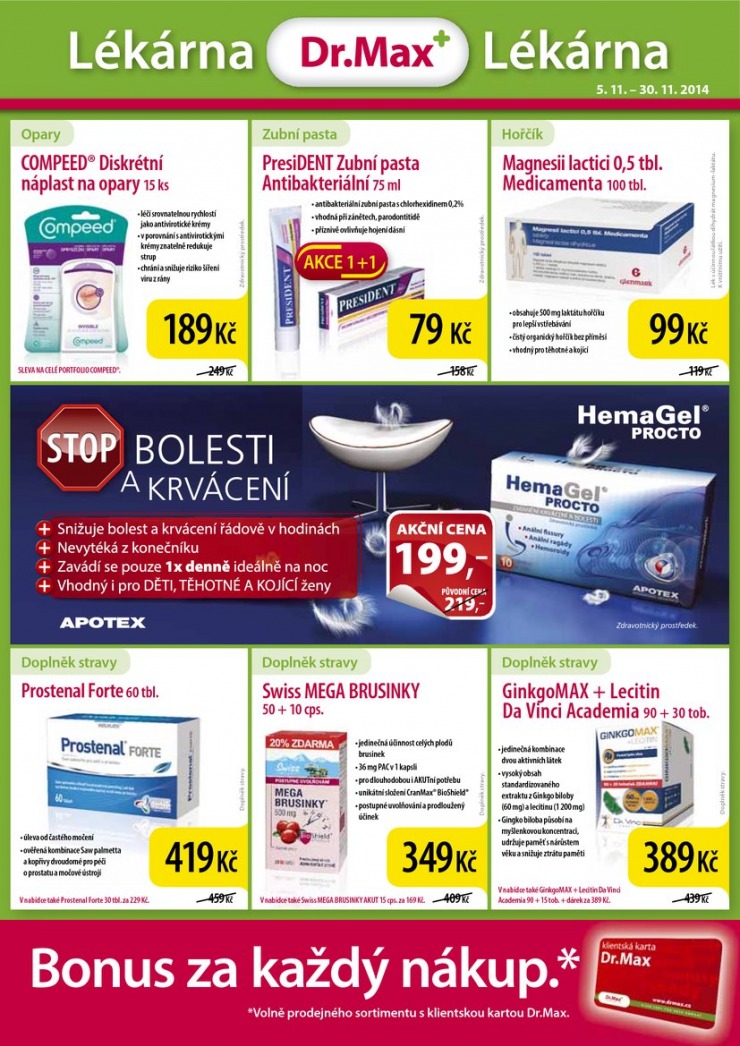 let�k Dr. Max l�k�rna Aktu�ln� let�k od 5.11.2014 strana 1