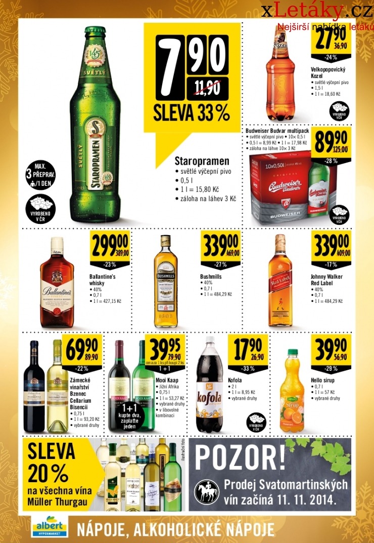 leták Albert Hypermarket leták strana 1 leták Albert Hypermarket leták strana 1
