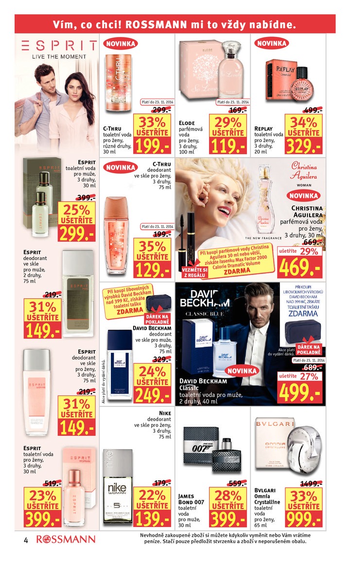 leták Rossmann Leták od 10.11.2014 strana 1 leták Rossmann Leták od 10.11.2014 strana 1