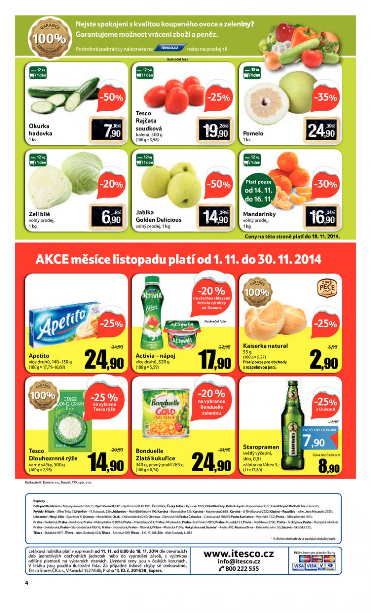 leták Tesco Expres obchody od 11.11.2014 strana 1 leták Tesco Expres obchody od 11.11.2014 strana 1