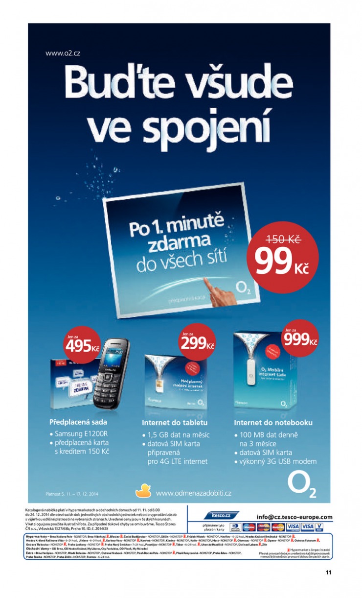 leták Tesco Elektro od 11.11.2014 strana 1 leták Tesco Elektro od 11.11.2014 strana 1