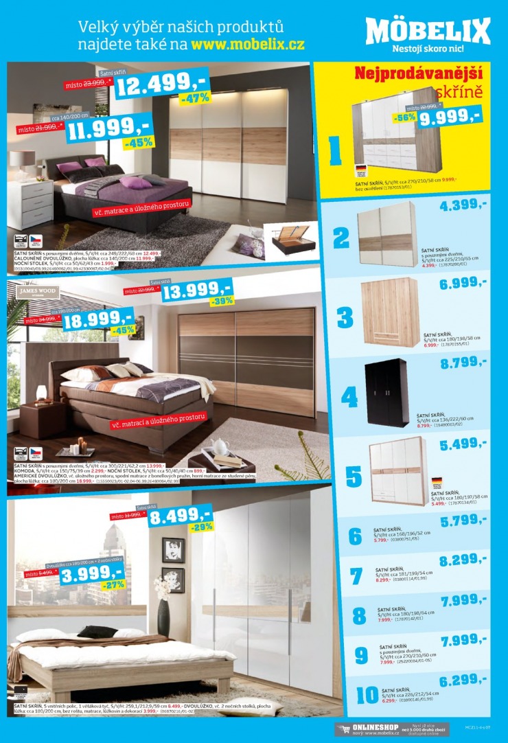let�k Mobelix Aktu�ln� prospekt od 10.11.2014 strana 1