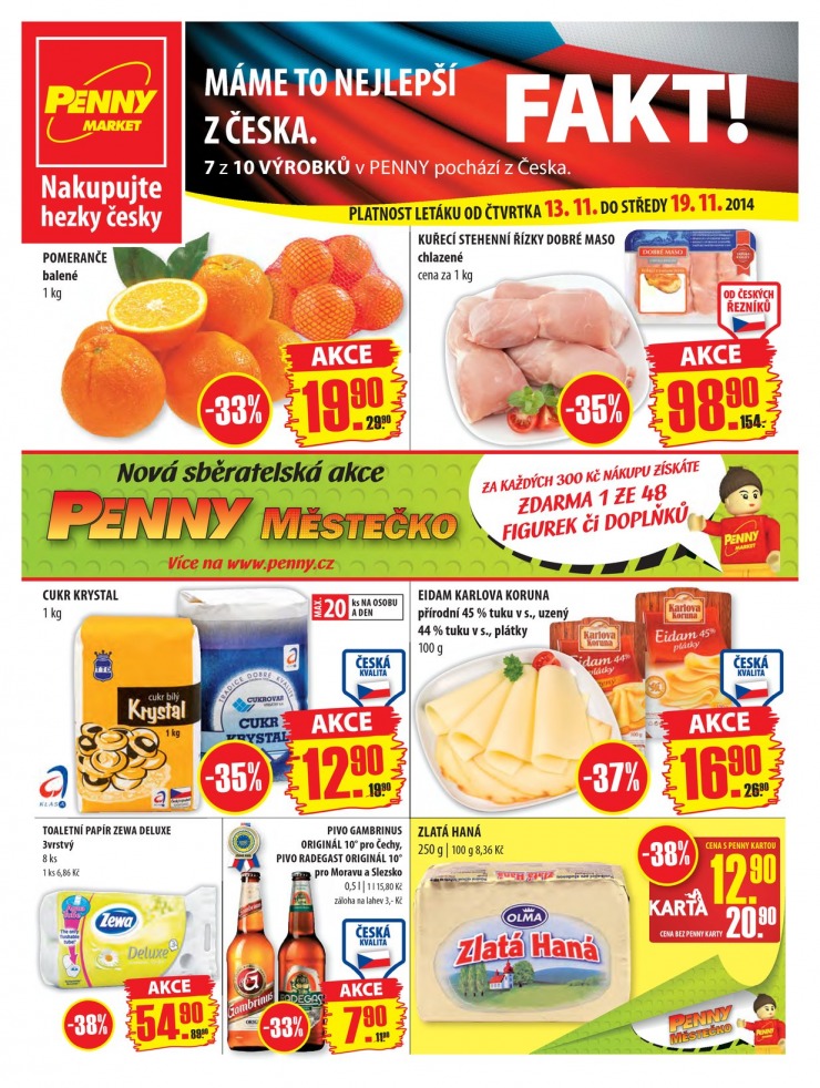 leták Penny Aktuální nabídka od 13.11.2014 strana 1 leták Penny Aktuální nabídka od 13.11.2014 strana 1