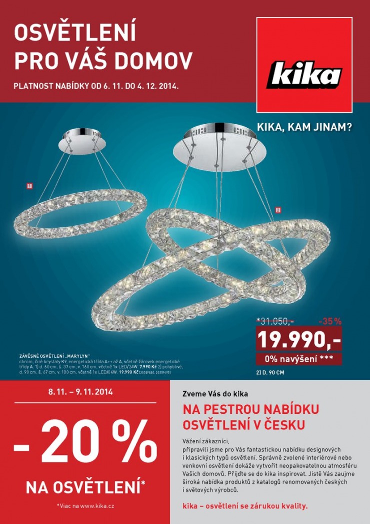leták Kika Aktuální leták od 6.11.2014 strana 1 leták Kika Aktuální leták od 6.11.2014 strana 1