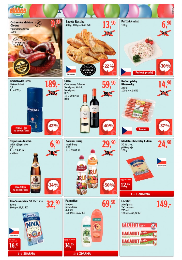 leták Globus Narozeniny od 13.11.2014 strana 1 leták Globus Narozeniny od 13.11.2014 strana 1