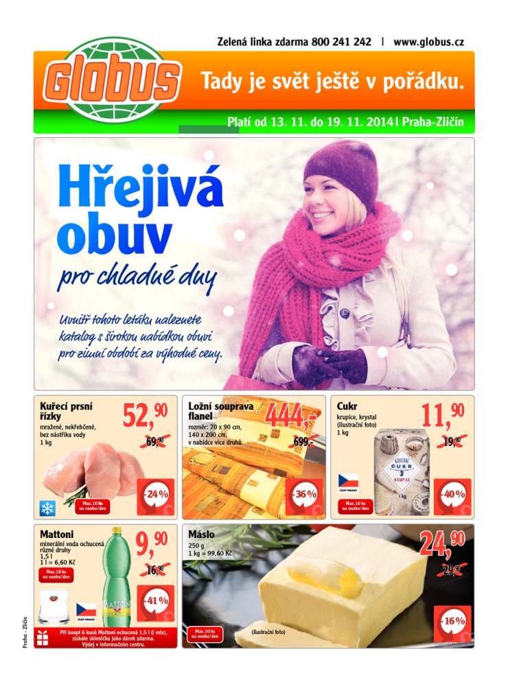 leták Globus Naše noviny od 13.11.2014 strana 1 leták Globus Naše noviny od 13.11.2014 strana 1
