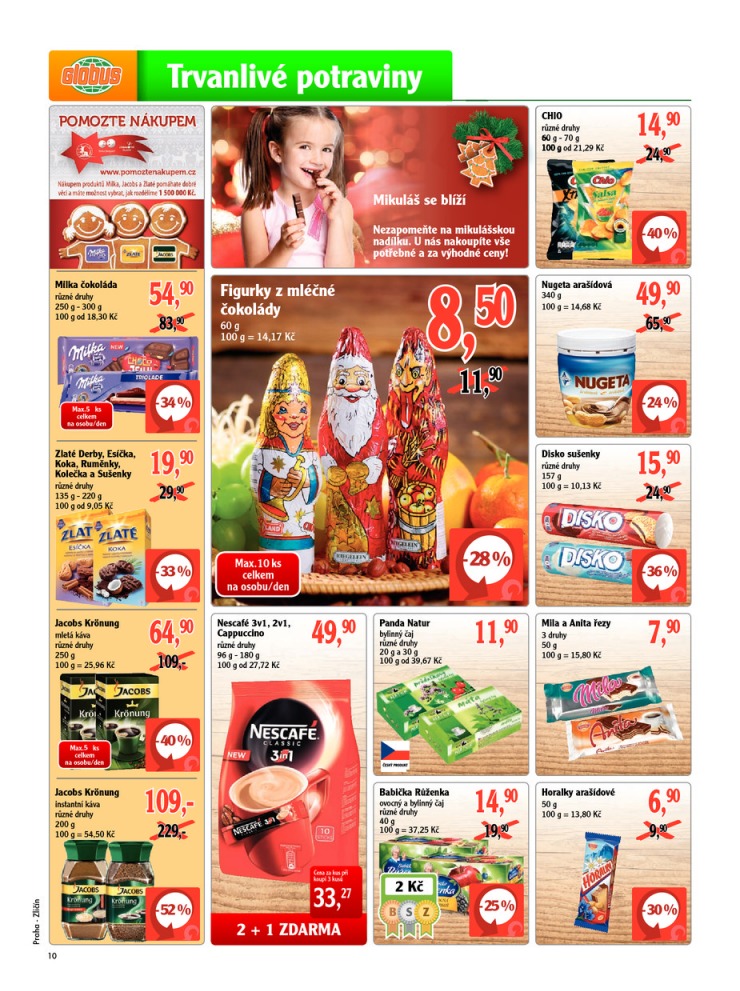 leták Globus Naše noviny od 13.11.2014 strana 1 leták Globus Naše noviny od 13.11.2014 strana 1