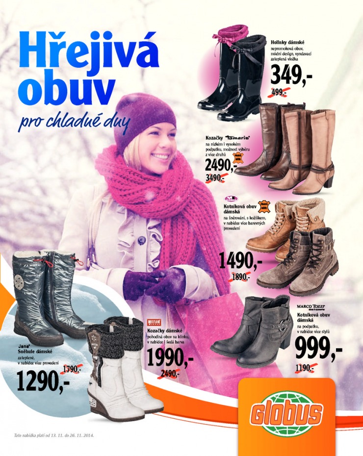 leták Globus Obuv od 13.11.2014 strana 1 leták Globus Obuv od 13.11.2014 strana 1