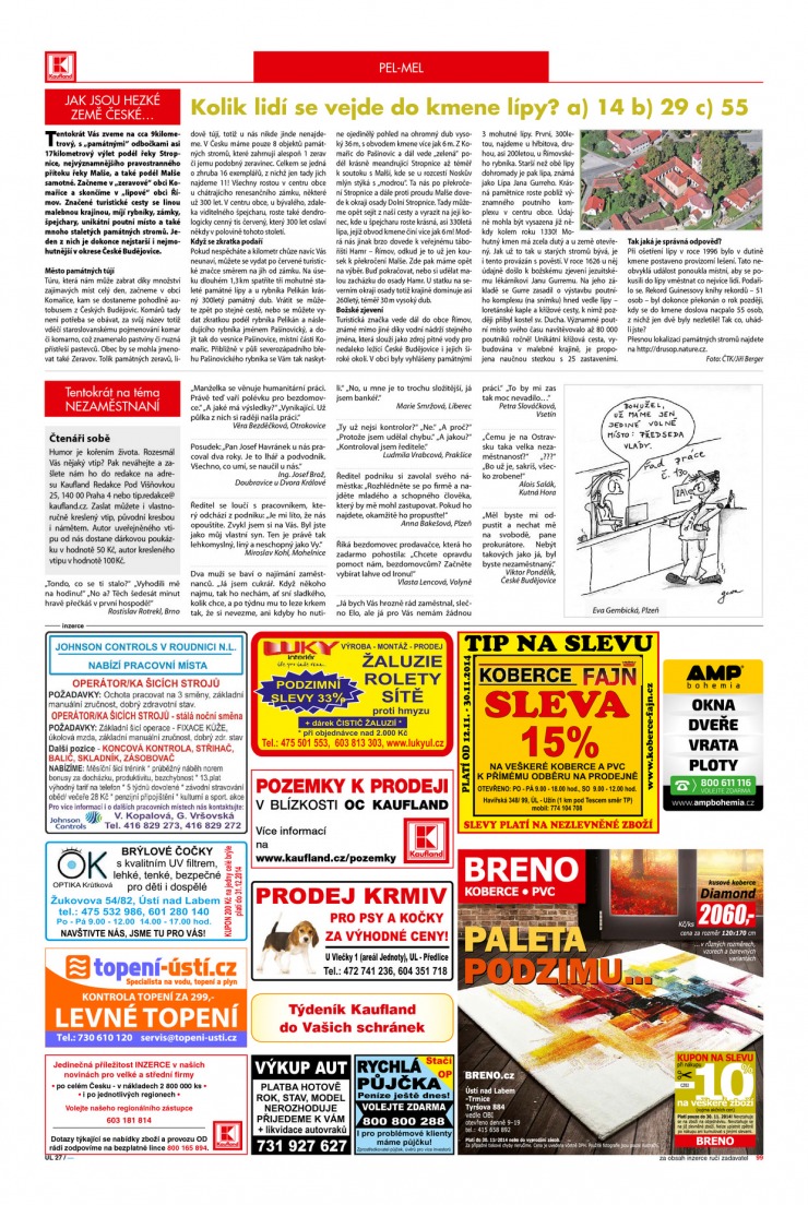 let�k Kaufland Aktu�ln� nab�dka od 13.11.2014 strana 1