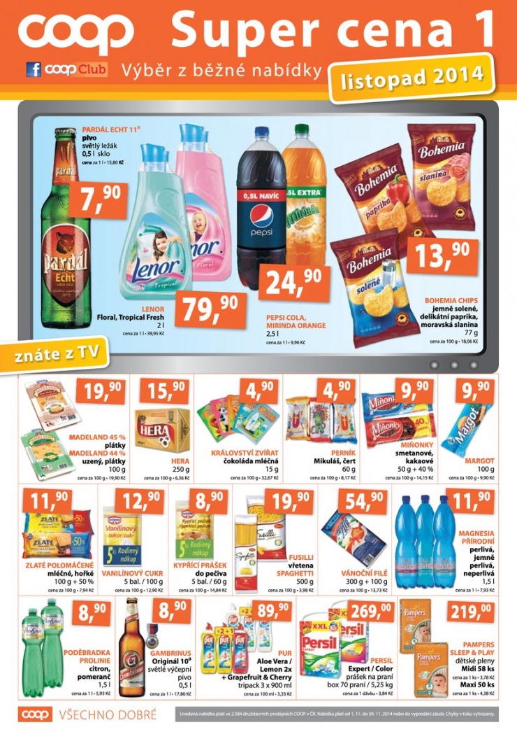 leták COOP Terno od 12.11.2014 strana 1 leták COOP Terno od 12.11.2014 strana 1