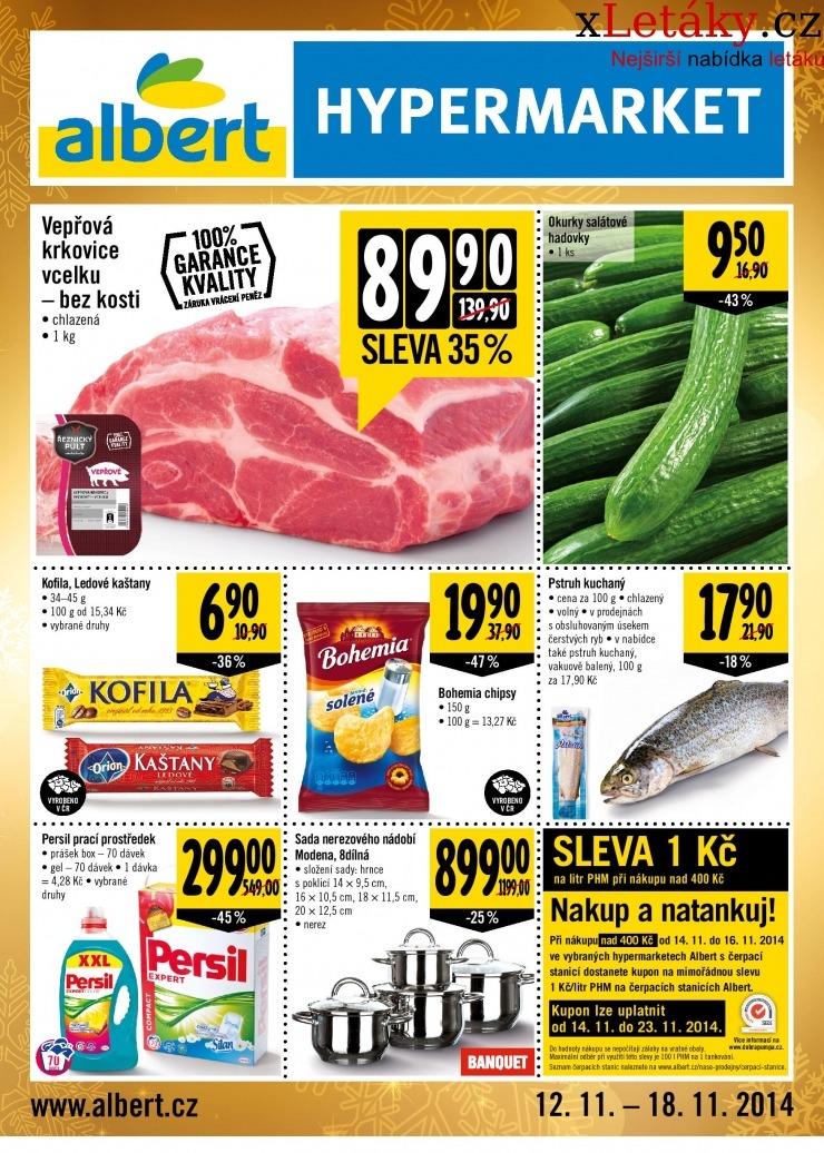 leták Albert Hypermarket akční leták strana 1 leták Albert Hypermarket akční leták strana 1