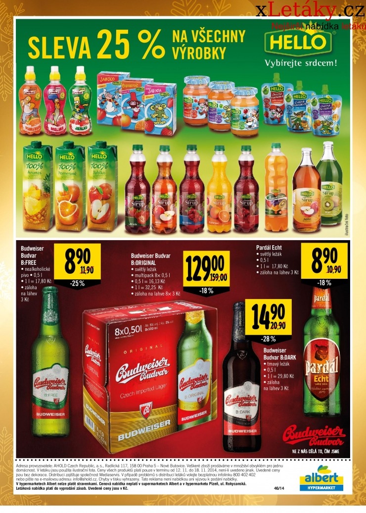 leták Albert Hypermarket akční leták strana 1 leták Albert Hypermarket akční leták strana 1