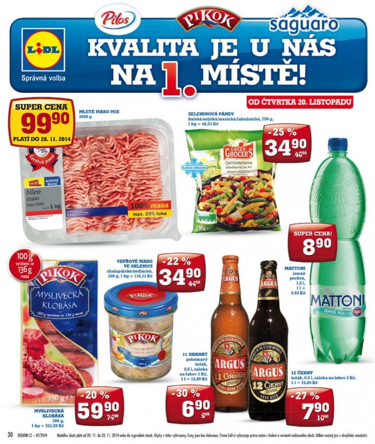 let�k Lidl Ak�n� nab�dka od 17.11.2014 strana 1
