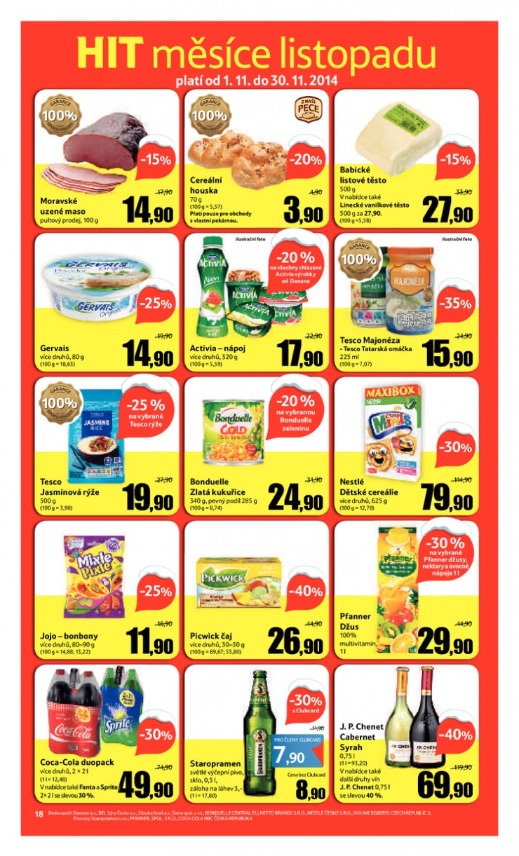 let�k Tesco OD od 19.11.2014 strana 1