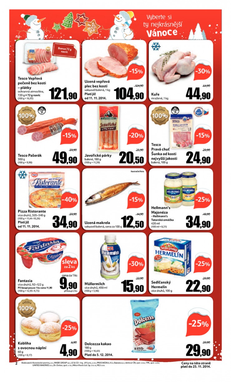 leták Tesco supermarkety od 19.11.2014 strana 1 leták Tesco supermarkety od 19.11.2014 strana 1