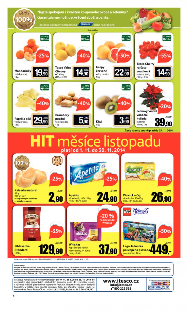 leták Tesco supermarkety od 19.11.2014 strana 1 leták Tesco supermarkety od 19.11.2014 strana 1