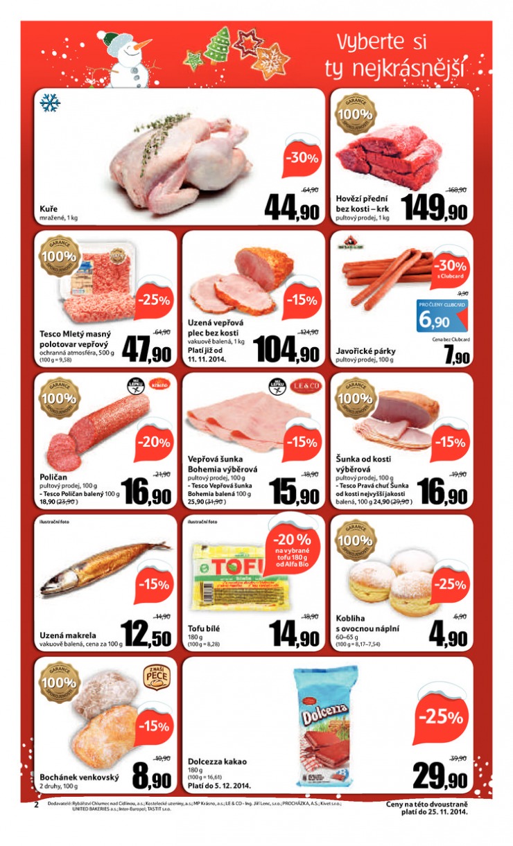 leták Tesco velké hypermarkety od 19.11.2014 strana 1 leták Tesco velké hypermarkety od 19.11.2014 strana 1