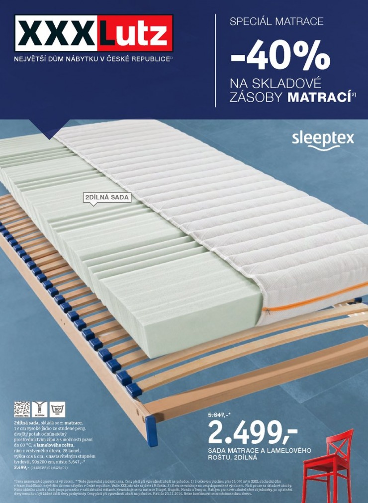 letk XXXLutz Matrace od 10.11.2014 strana 1