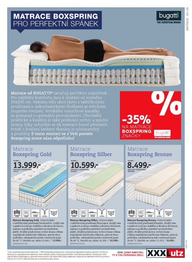 let�k XXXLutz Matrace od 10.11.2014 strana 1