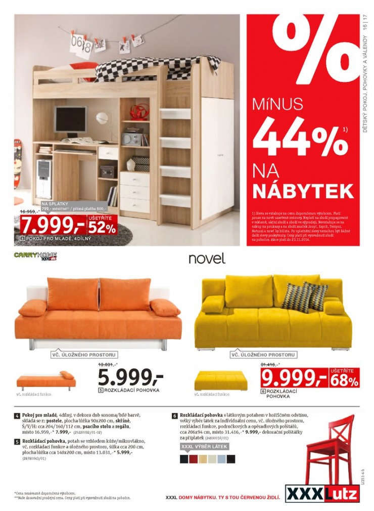 let�k XXXLutz Aktu�ln� prospekt od 10.11.2014 strana 1