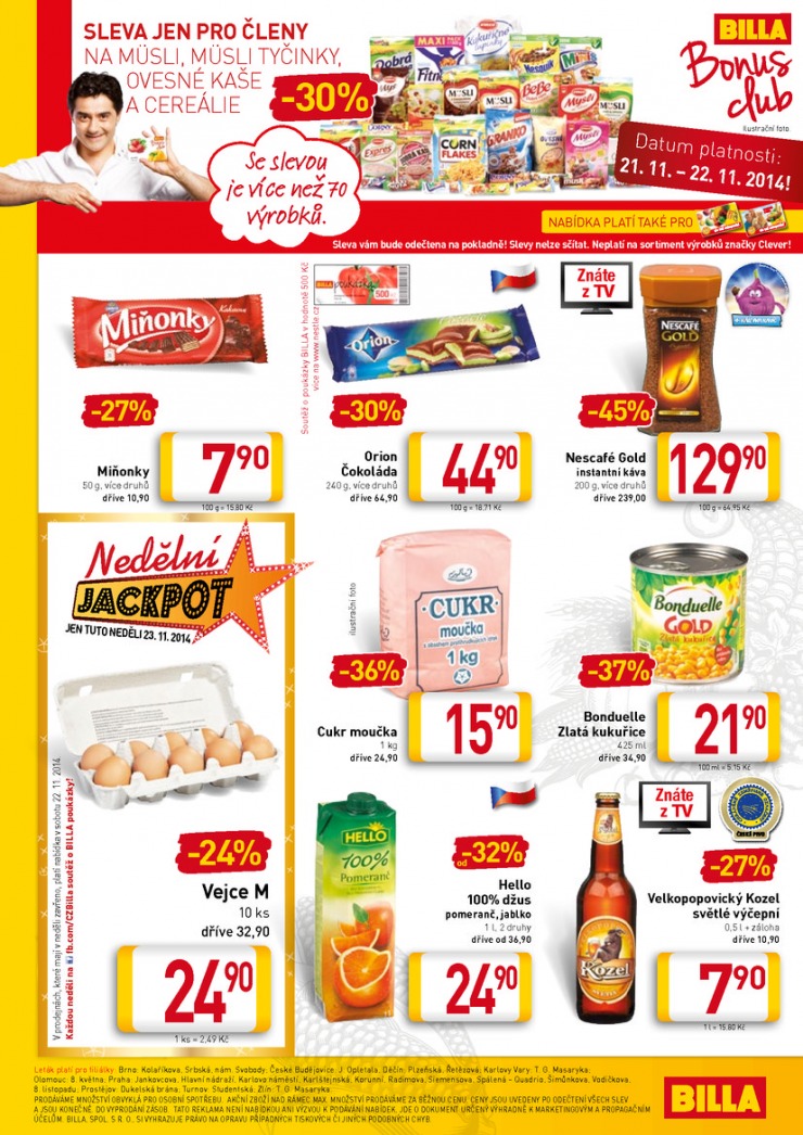 leták Billa malý od 19.11.2014 strana 1 leták Billa malý od 19.11.2014 strana 1