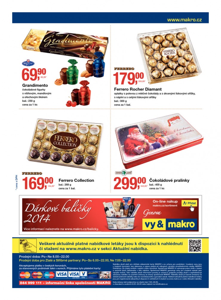 leták Makro Vánoční čokolády od 19.11.2014 strana 1 leták Makro Vánoční čokolády od 19.11.2014 strana 1