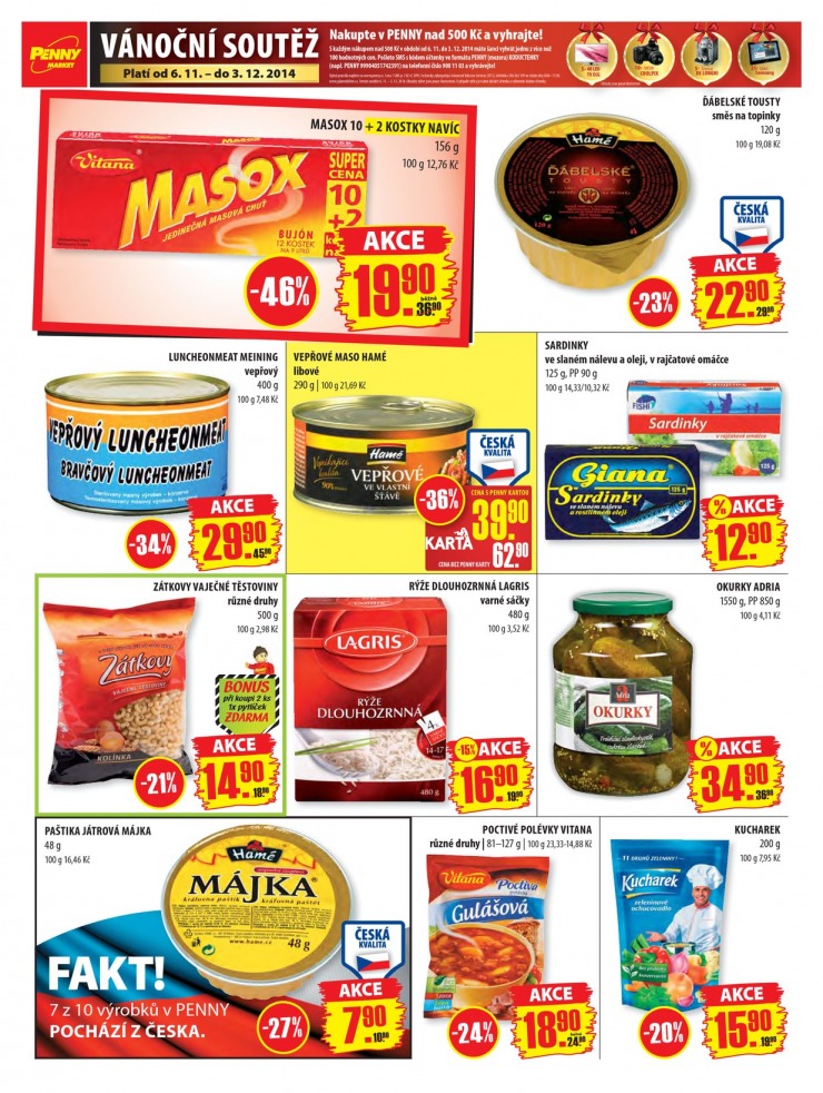 let�k Penny Aktu�ln� nab�dka od 20.11.2014 strana 1