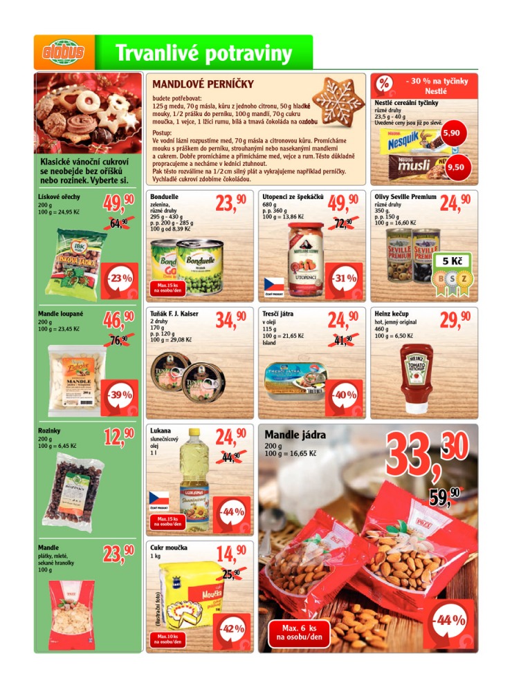 leták Globus Naše noviny od 20.11.2014  strana 1 leták Globus Naše noviny od 20.11.2014 strana 1