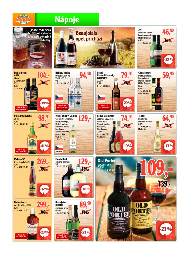 leták Globus Naše noviny od 20.11.2014  strana 1 leták Globus Naše noviny od 20.11.2014 strana 1