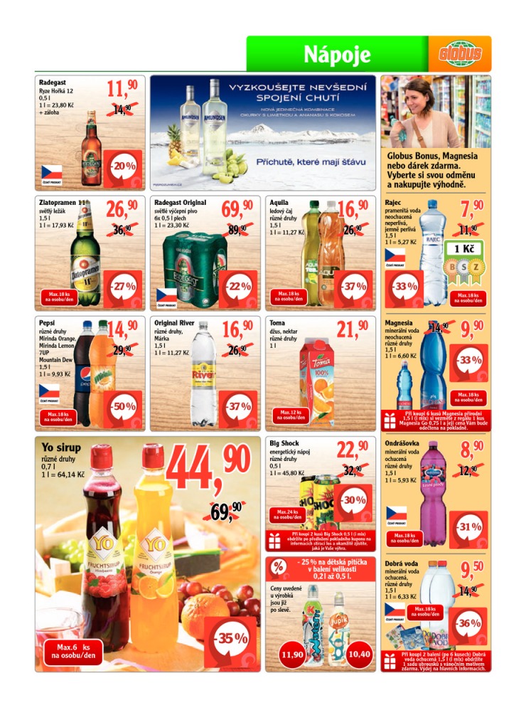 leták Globus Naše noviny od 20.11.2014  strana 1 leták Globus Naše noviny od 20.11.2014 strana 1