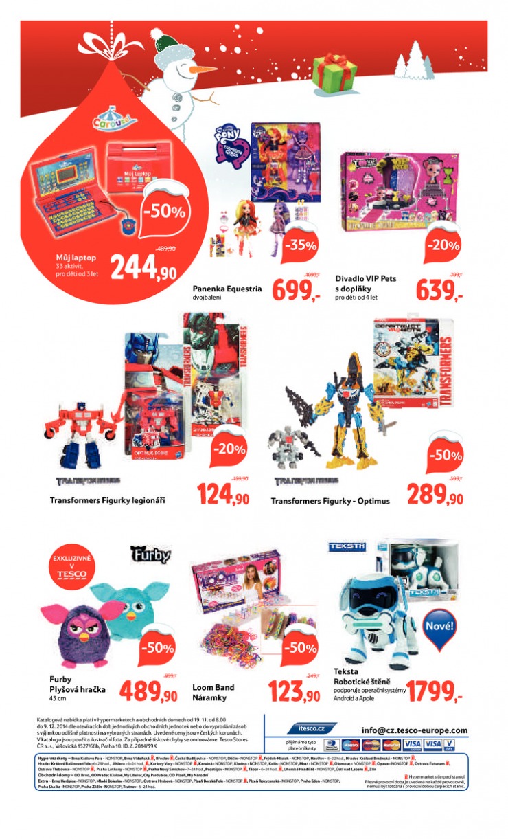 leták Tesco Vánoce od 19.11.2014 strana 1 leták Tesco Vánoce od 19.11.2014 strana 1