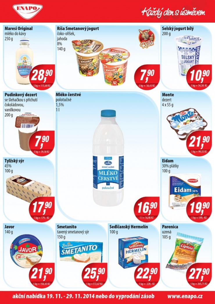 leták Enapo Akční leták od 19.11.2014 strana 1 leták Enapo Akční leták od 19.11.2014 strana 1